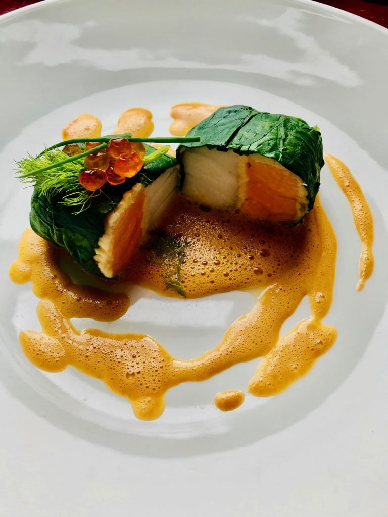 Salmon & Dory Supreme with Cavior veloute