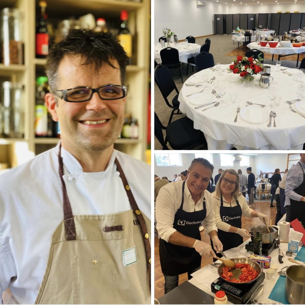 Corporate cooking events with Walter Trupp